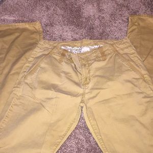 Yellow/mustard cargo pants